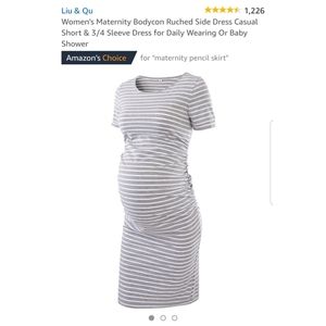 NWOT maternity tshirt dress